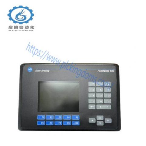 Allen-Bradley 2711-K6C16 PanelView 600 Color Keypad RS-232 (DF1) RS-232 Print AC
