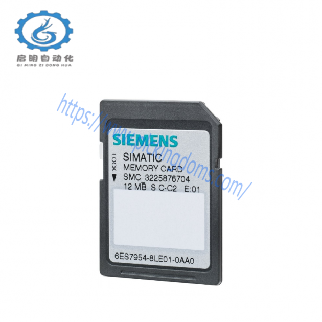 SIEMENS 6ES7954-8LC02-0AA0 Memory Card: Industrial Control Solutions