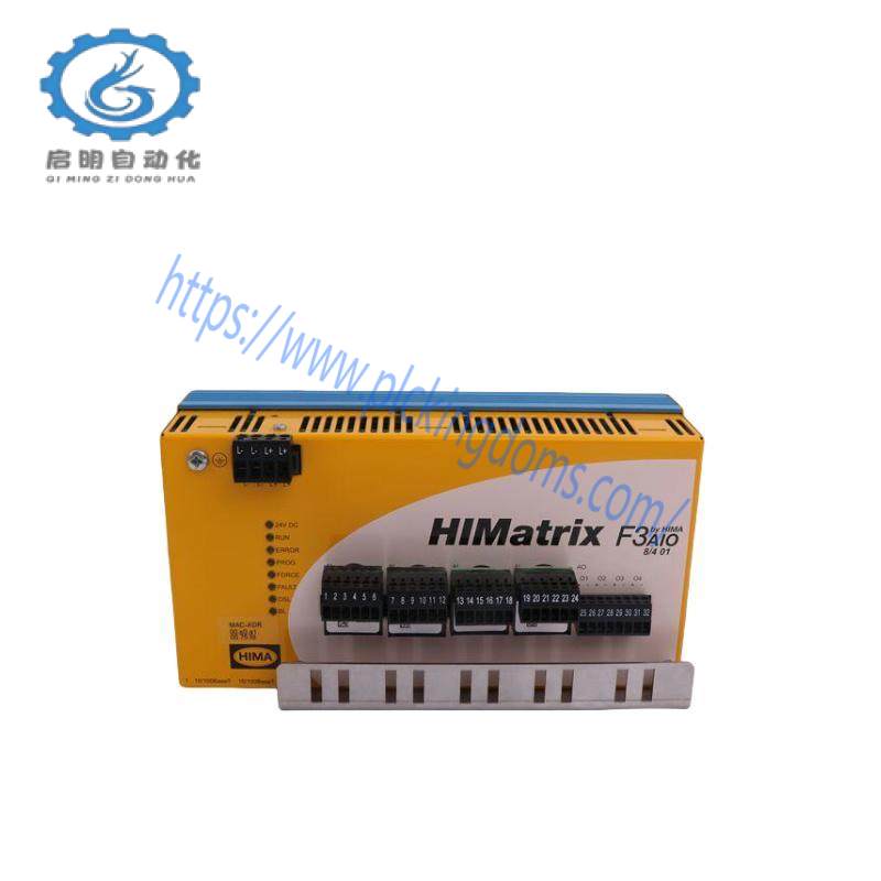 HIMA F3 AIO 8/4 01 F3AIO8/401: HIMatrix Safety-Related Controller - Advanced Control, Ensuring Industrial Safety