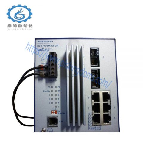 Hirschmann RS2-FX-SM/FX-SM Ethernet Rail Switch - Reliable Network Solution for Industrial Control Systems