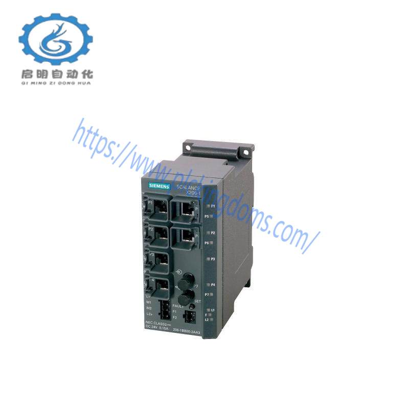 siemens_6gk5206-1bb10-2aa3_managed_ie_switch_6_x_10_100mbit_s_rj45_ports.jpg Siemens SCALANCE X206-1 Managed Industrial Ethernet Switch, 6x 10/100Mbps RJ45 Ports