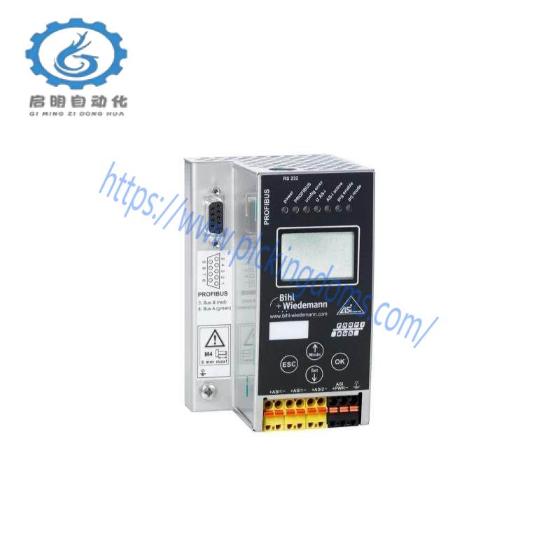 B+W BWU1569 AS-i 3.0 PROFIBUS Gateway in Stainless Steel, 2 Masters