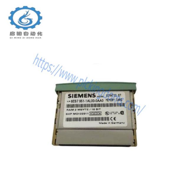 Siemens 6ES7951-1AL00-0AA0: High-Performance RAM Memory Card for Simatic S7 Systems