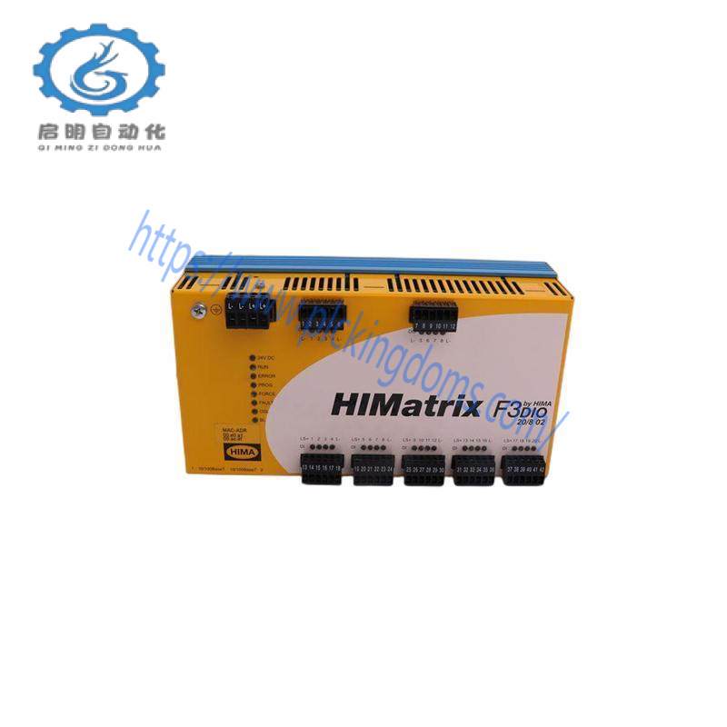 HIMA F3DIO20/802 - Remote I/O Module, 20 Inputs / 8 Outputs