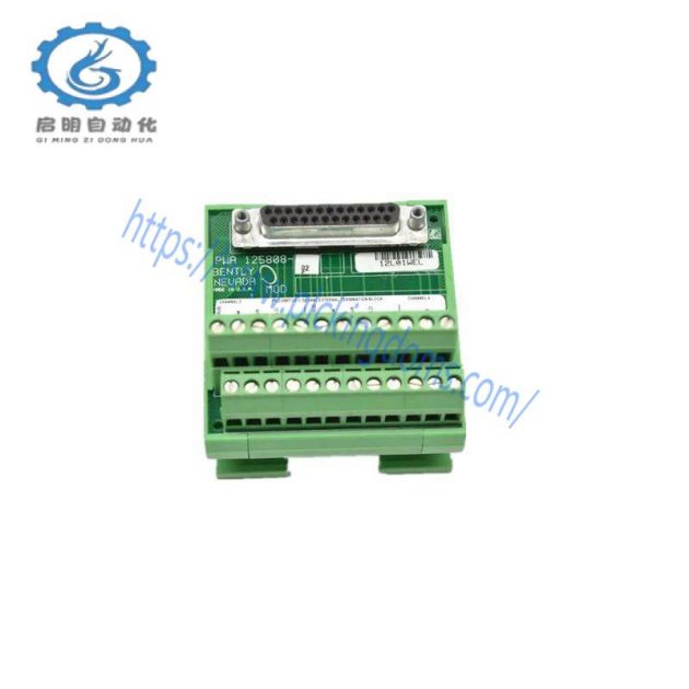 BENTLY NEVADA 125808-02A: Seismic External Terminal Block for Proximity Sensors