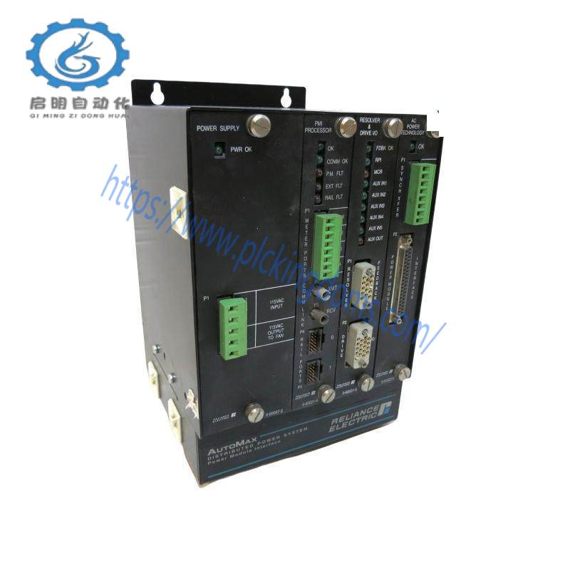 reliance_electric_805401-3s_slot_rack_w_cards_power_supply_pmi_processor.jpg Reliance Electric AMM-4000-1 AutoMax Control Module