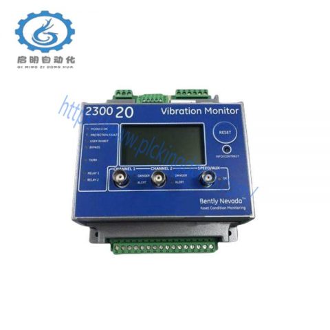 Bently Nevada 2300/20-CN Monitor with 4-20mA Outputs, Industrial Process Monitoring Equipment