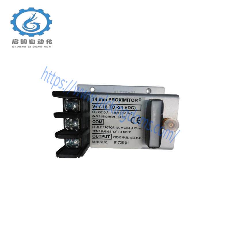 bently_nevada_81725-01_proximitor_sensor.jpg Bently Nevada 81725-01 Proximity Sensor