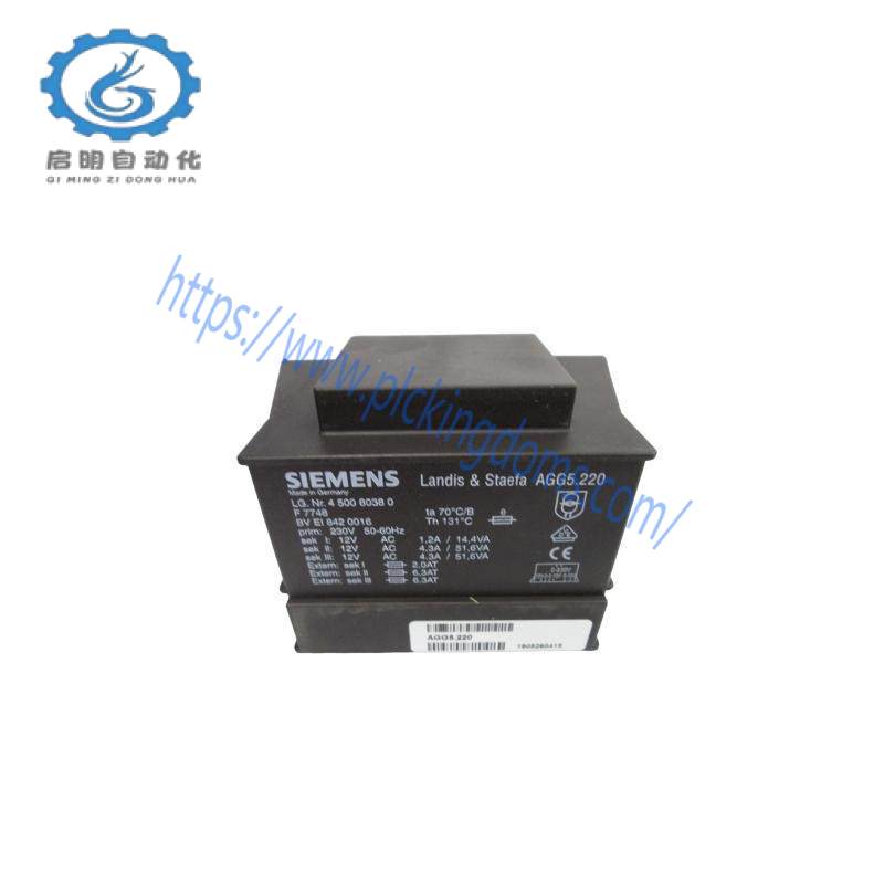siemens_agg5_220_mains_transformer_for_lmv5_system.jpg SIEMENS AGG5.220 Power Transformer, High Efficiency Industrial Solution